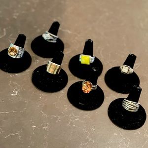 Lot of 7 Silpada rings. Size 7